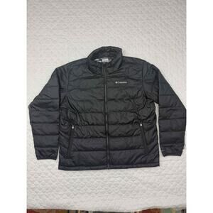 Columbia Black Camouflage‎ Interchange Two In One Jacket, Winter Coat Size XL